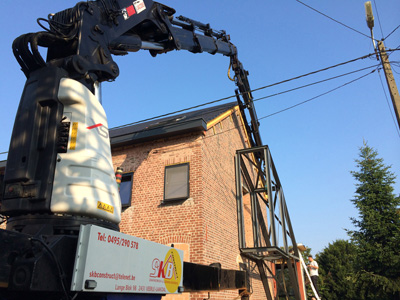 gevelbekleding kraanwerken